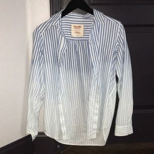 mossimo ombre striped button down